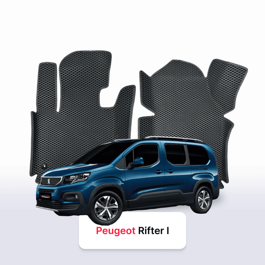 Fußmatten EVAMATS für Peugeot Rifter(MT) 1. Generation 2018-2025 Jahr MINIVAN LANG