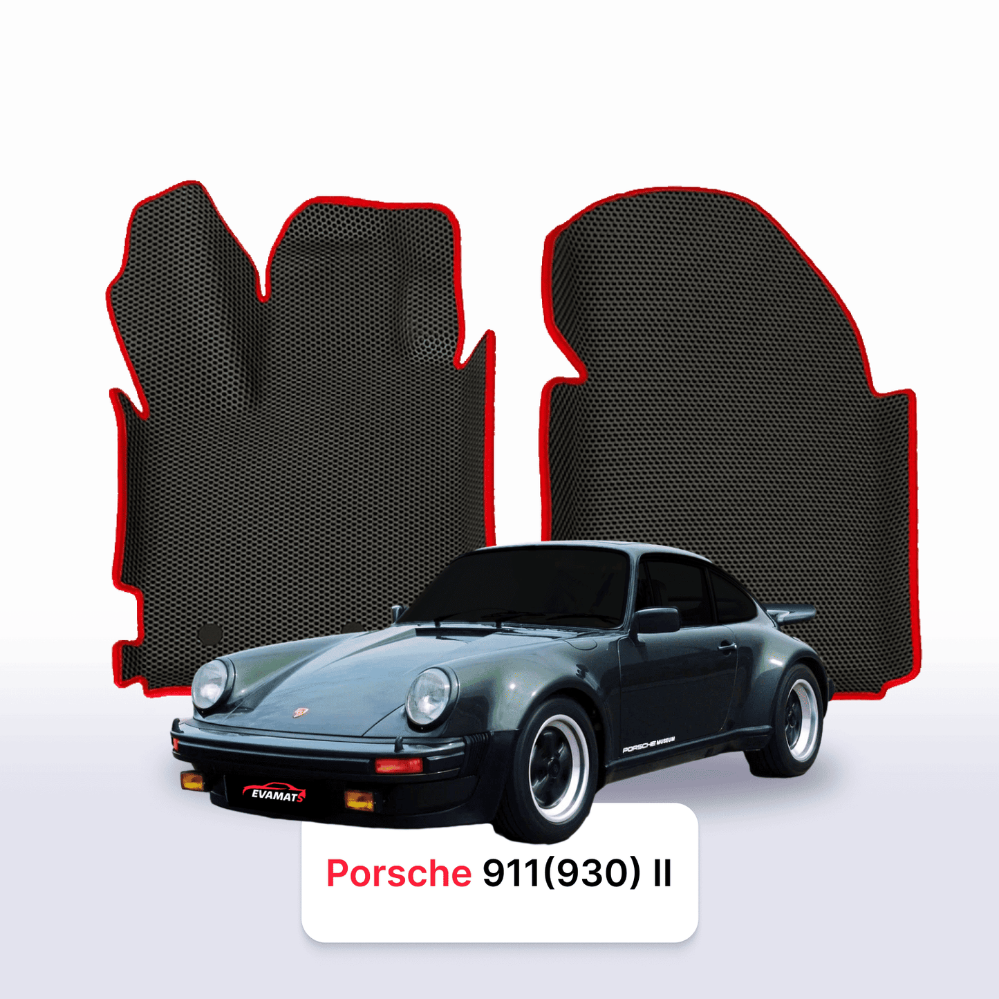 Fußmatten EVAMATS für Porsche 911(930) 2. Generation 1973-1989 Baujahr COUPE