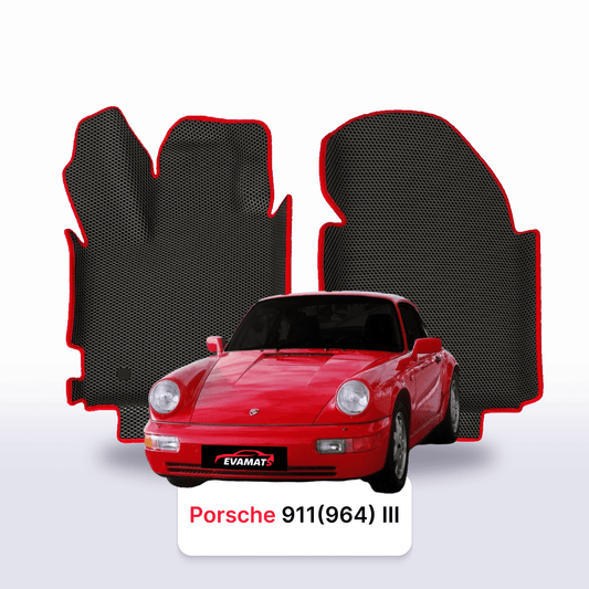 Fußmatten EVAMATS für Porsche 911(964) 3. Generation 1988-1994 Baujahr COUPE
