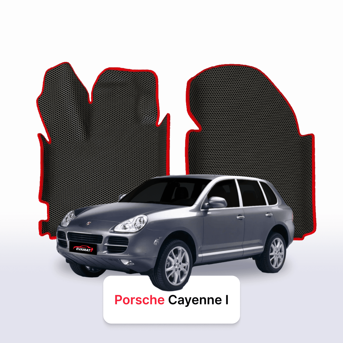 Fußmatten EVAMATS für Porsche Cayenne (955) 1. Generation 2001-2007 Jahr SUV