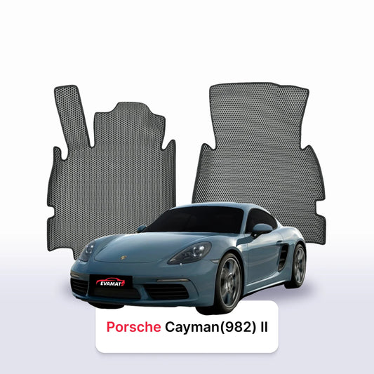 Fußmatten EVAMATS für Porsche Cayman 718 (982) 3. Generation 2016-2025 Jahr COUPE Fußmatten EVAMATS für Porsche Cayman 718 (982) 3. Generation 2016-2025 Jahr COUPE