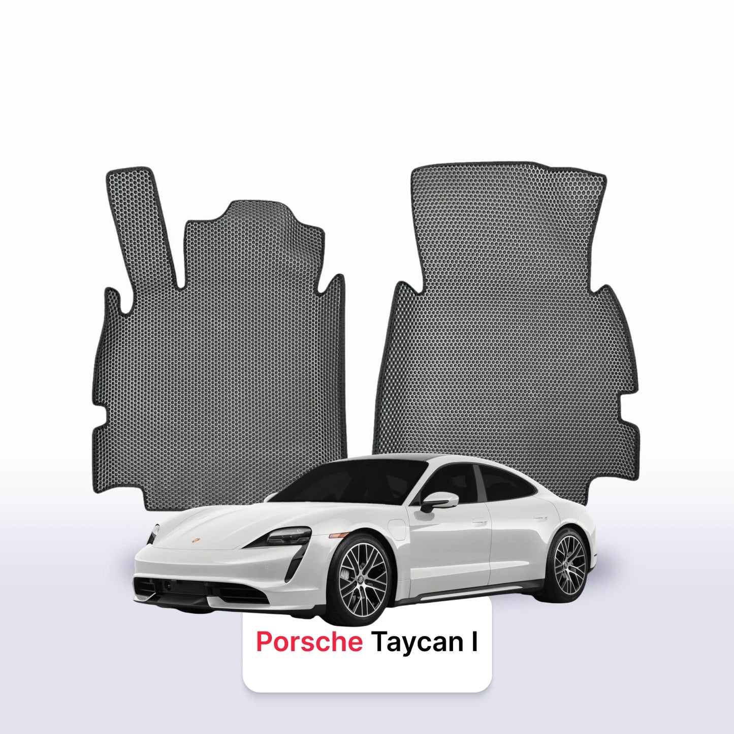 Fußmatten EVAMATS für Porsche Taycan 1. Generation 2019–2024, Elektrokombi, Sport Turismo
