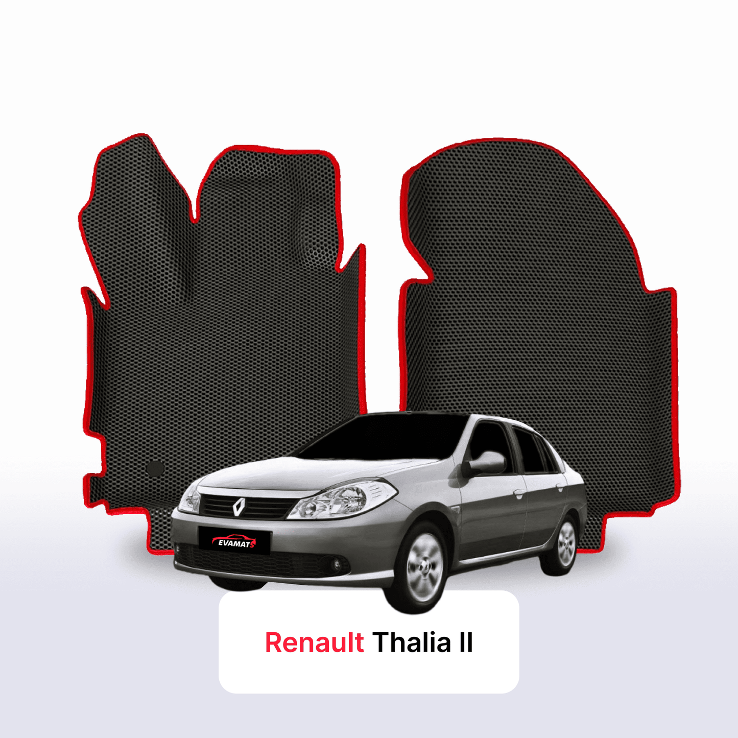 Fußmatten EVAMATS für Renault Thalia 2 Gen 2008-2012 Jahr SEDAN