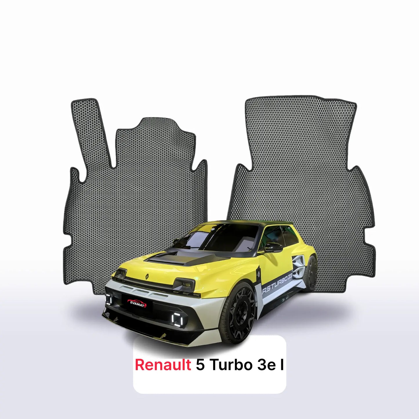 Car mats EVAMATS for Renault 5 Turbo 3e 1 gen 2024-2028 year HATCHBACK 3 door