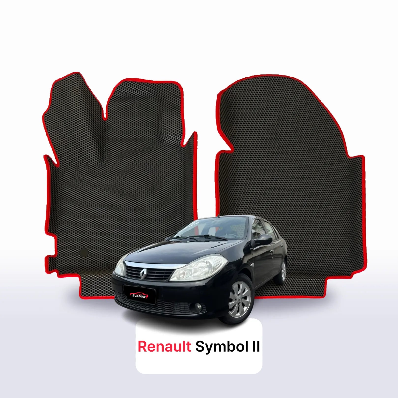 Fußmatten EVAMATS für Renault Symbol 2 gen 2008-2013 jahr LIMOUSINE