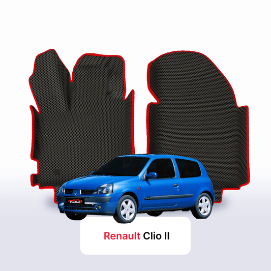 Fußmatten EVAMATS für Renault Clio 2 Gen 2001-2013 Jahr FLIEßHECK 3-Türer