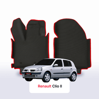 Fußmatten EVAMATS für Renault Clio 2 Gen 2001-2013 Jahr FLIEßHECK 5-Türer