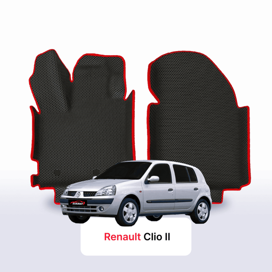 Fußmatten EVAMATS für Renault Clio 2 Gen 2001-2013 Jahr FLIEßHECK 5-Türer