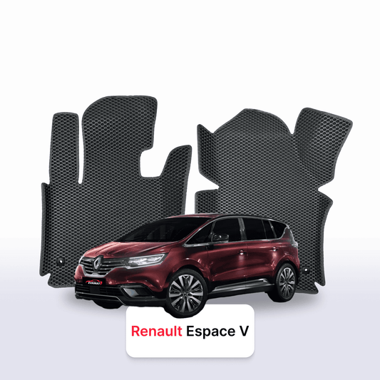 Fußmatten EVAMATS für Renault Espace 5 Gen 2014-2023 Jahr MINIVAN 7-Sitzer