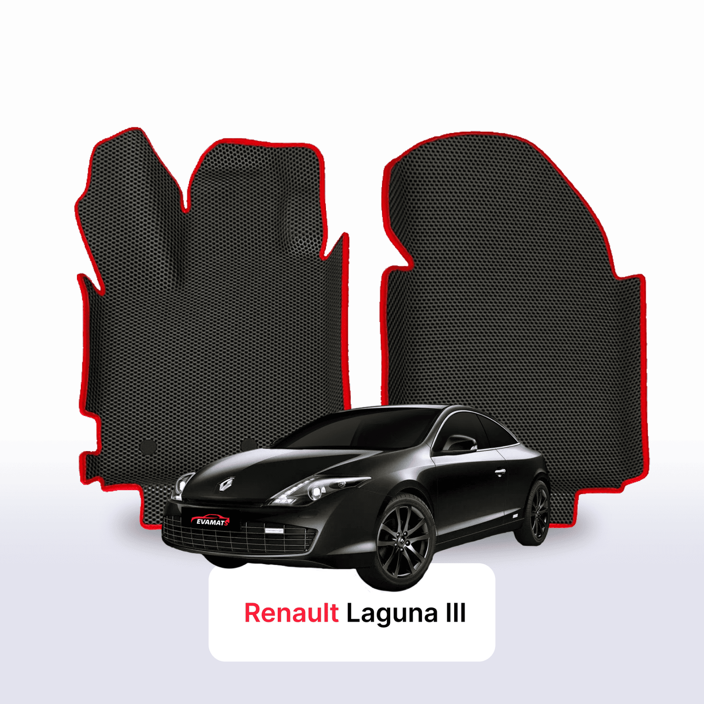 Fußmatten EVAMATS für Renault Laguna 3 Gen 2007-2015 Jahr COUPE
