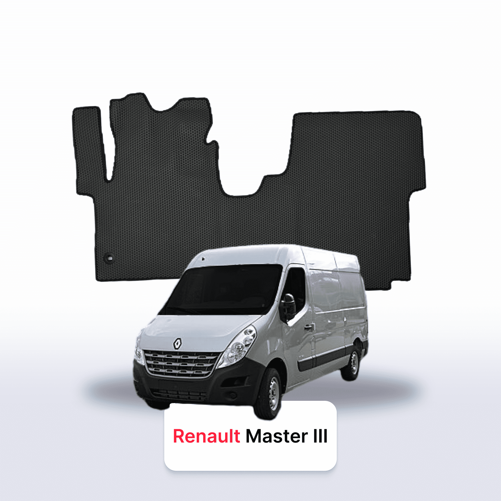 Car mats EVAMATS for Renault Master pre-facelift 3 gen 2010-2019 year VAN