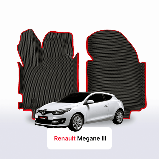 Fußmatten EVAMATS für Renault Megane 3 Gen 2008-2016 Jahr FLIEßHECK 3-Türer