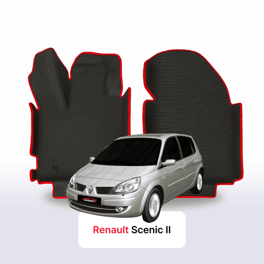 Fußmatten EVAMATS für Renault Scenic 2 Gen 2003-2009 Jahr MINIVAN