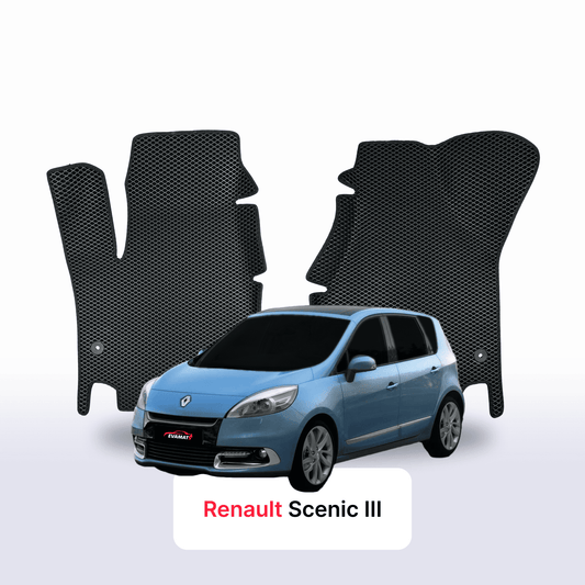 Fußmatten EVAMATS für Renault Scenic 3 Gen 2009-2016 Jahr MINIVAN 7-Sitzer Fußmatten EVAMATS für Renault Scenic 3 Gen 2009-2016 Jahr MINIVAN 7-Sitzer
