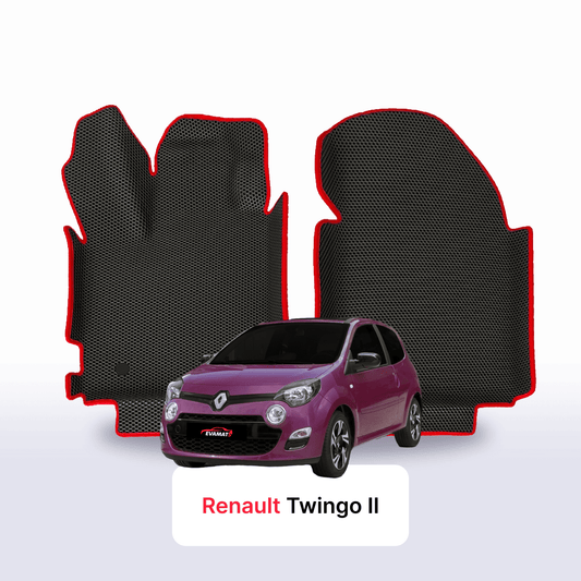 Fußmatten EVAMATS für Renault Twingo 2 Gen 2007-2014 Jahr FLIEßHECK 3-Türer