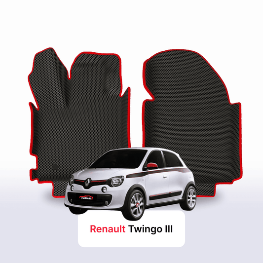 Fußmatten EVAMATS für Renault Twingo 3 Gen 2014-2025 Jahr FLIEßHECK 3-Türer