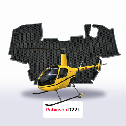 Car mats EVAMATS for Robinson R22 1 gen 1979-2028 year HELIKOPTER