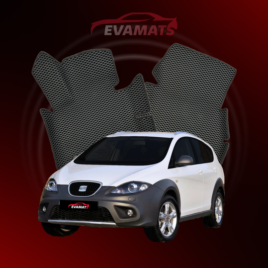 Fußmatten EVAMATS für Seat Altea 1 Gen 2004-2015 Jahr MINIVAN Freetrack