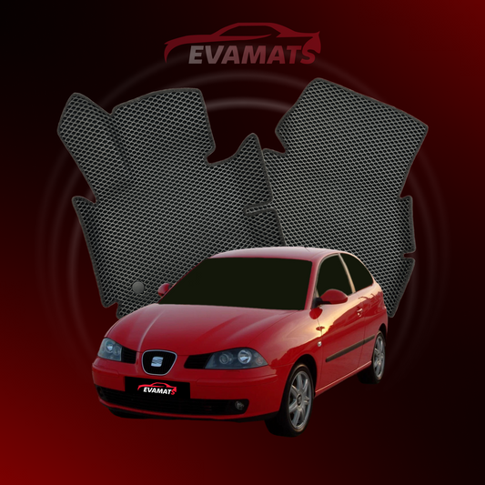 Fußmatten EVAMATS für SEAT Ibiza 3. Generation 2001–2008, Schrägheck, 3-türig