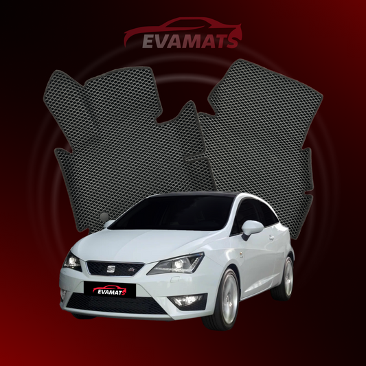 Fußmatten EVAMATS für SEAT Ibiza 4. Generation 2008–2017, Schrägheck, 3-türig