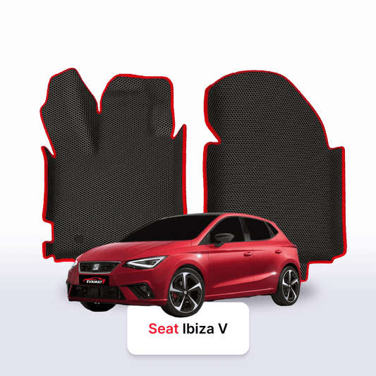 Fußmatten EVAMATS für SEAT Ibiza 5 gen 2017-2028 jahr SCHÄGHECK 5 türer
