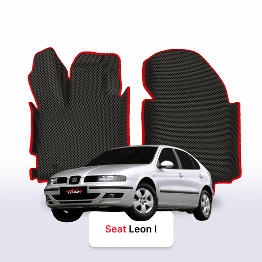 Fußmatten EVAMATS für SEAT Leon 1 gen 1999-2006 jahr SCHÄGHECK 5 türer