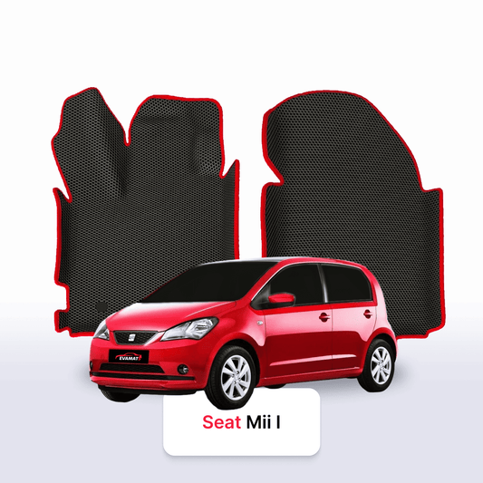 Fußmatten EVAMATS für SEAT Mii 1 Gen 2011-2025 Jahr FLIEßHECK 5-Türer