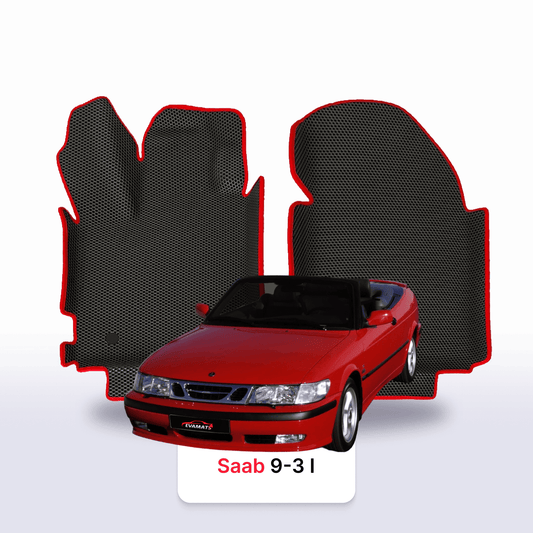 Fußmatten EVAMATS für Saab 9-3 1 Gen 1998-2003 Jahr CABRIO