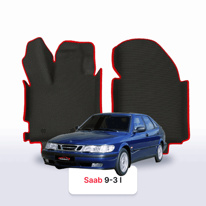 Fußmatten EVAMATS für Saab 9-3 1 gen 1998-2003 jahr SCHÄGHECK 5 türer