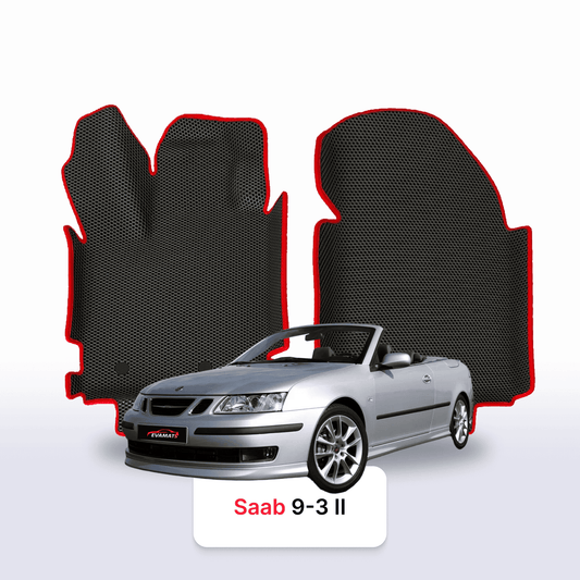 Fußmatten EVAMATS für Saab 9-3 2 Gen 2002-2014 Jahr CABRIO