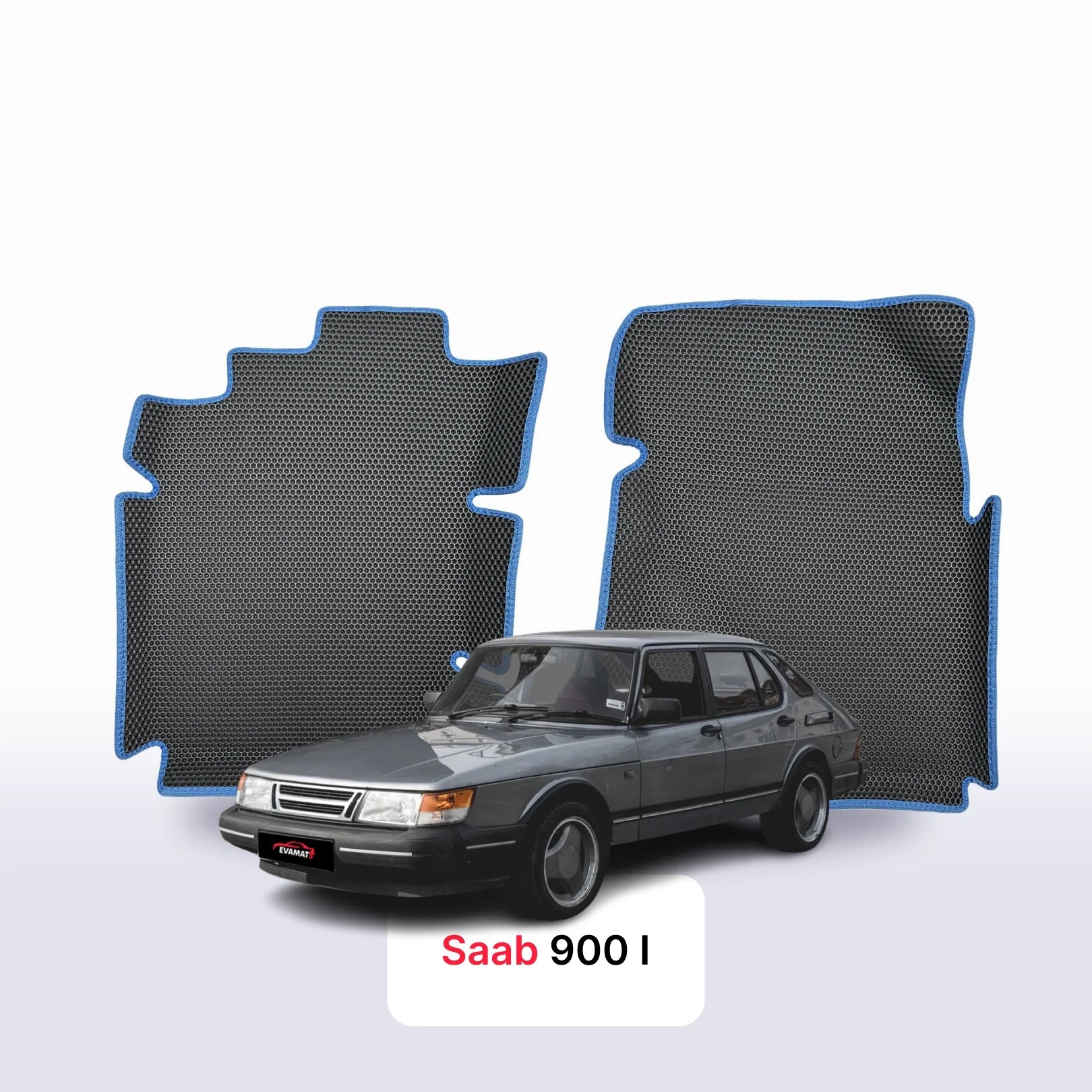 Fußmatten EVAMATS für Saab 900 1 gen 1978-1993 jahr SCHÄGHECK 5 türer