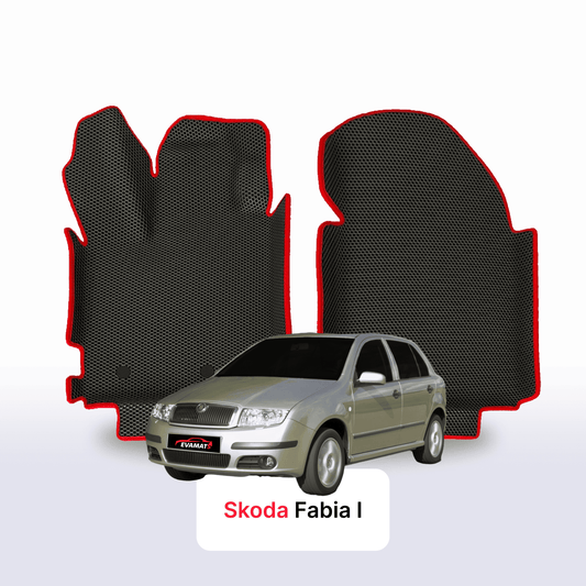 Fußmatten EVAMATS für Skoda Fabia 1. Generation 1999–2007, Schrägheck, 5-türig