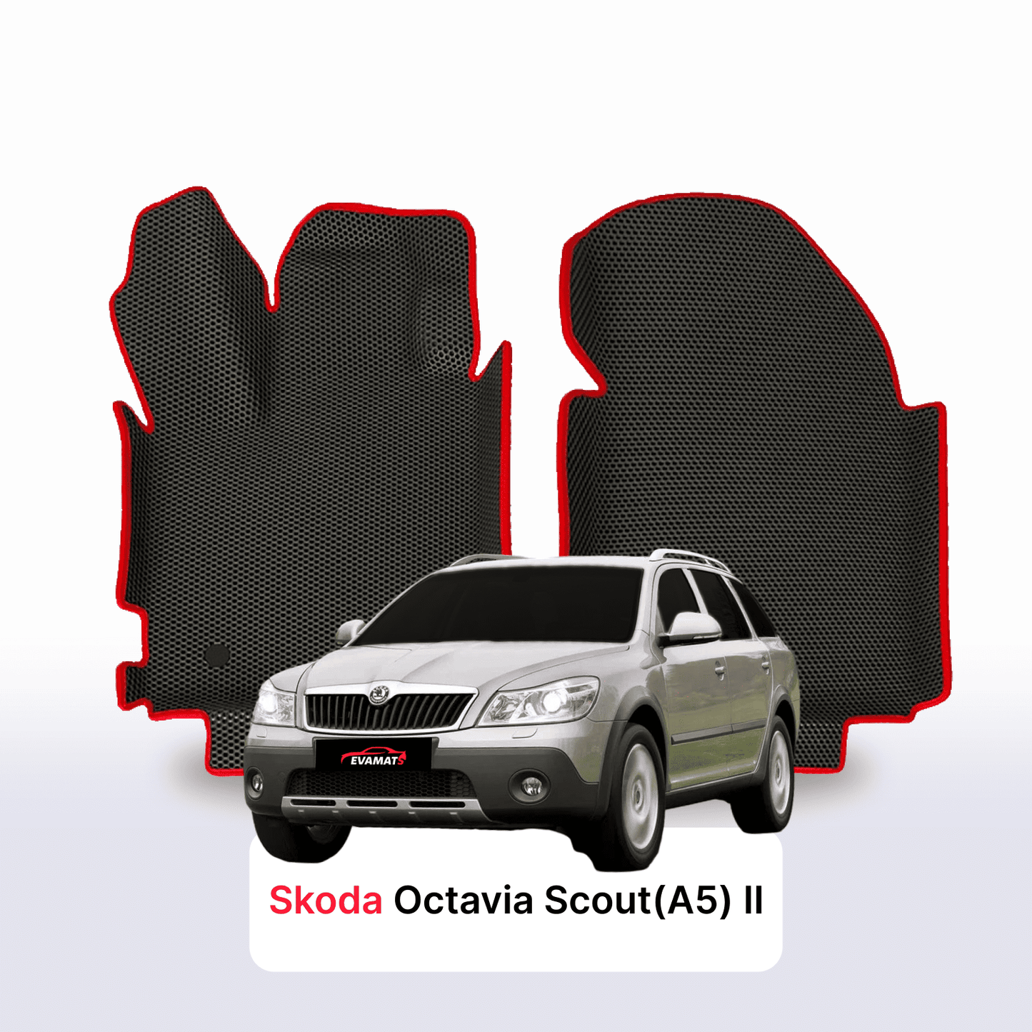 Fußmatten EVAMATS für Skoda Octavia Scout(A5) 2 gen 2004-2013 jahr KOMBI