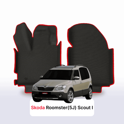 Fußmatten EVAMATS für Skoda Roomster Scout(5J) 1. Generation 2006-2015 Jahr MINIVAN