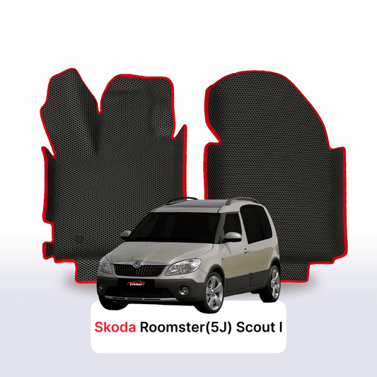 Fußmatten EVAMATS für Skoda Roomster Scout(5J) 1. Generation 2006-2015 Jahr MINIVAN