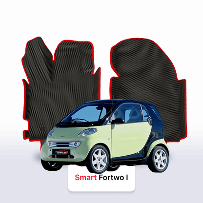 Fußmatten EVAMATS für Smart Fortwo 1. Generation 1998–2007, Schrägheck, 3-türig