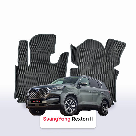 Fußmatten EVAMATS für den SUV SsangYong Rexton 4. Generation 2017-2025