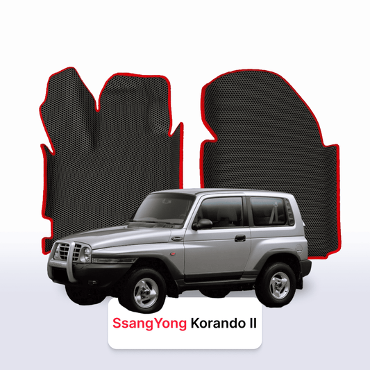 Fußmatten EVAMATS für SsangYong Korando 2 gen 1996-2006 jahr SUV 3 türer