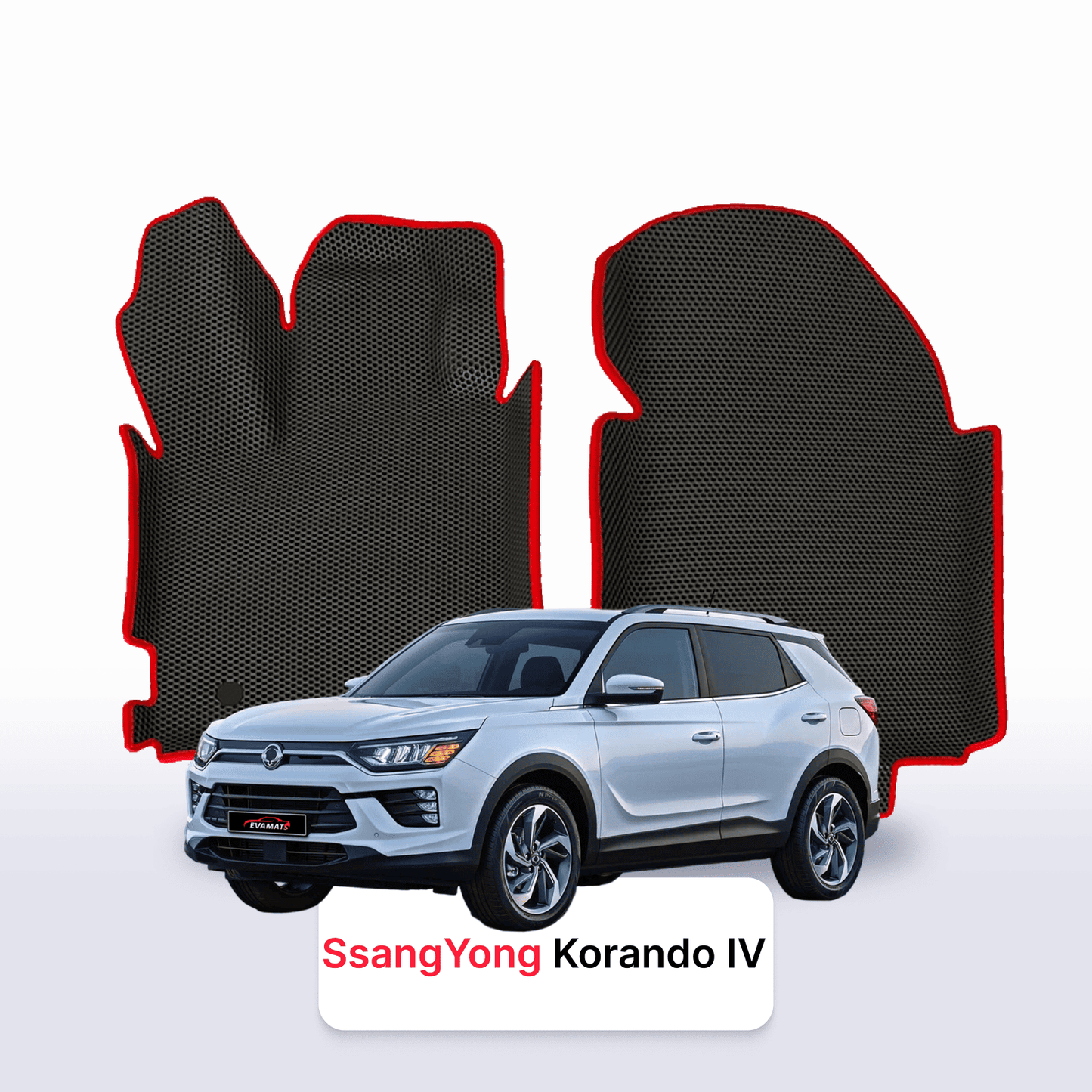 Fußmatten EVAMATS für SsangYong Korando 4 gen 2019-2028 jahr SUV 5 türer