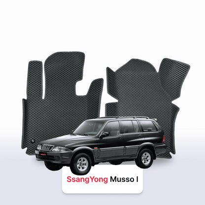 Fußmatten EVAMATS für den SUV SsangYong Musso 1. Generation 1993-2006
