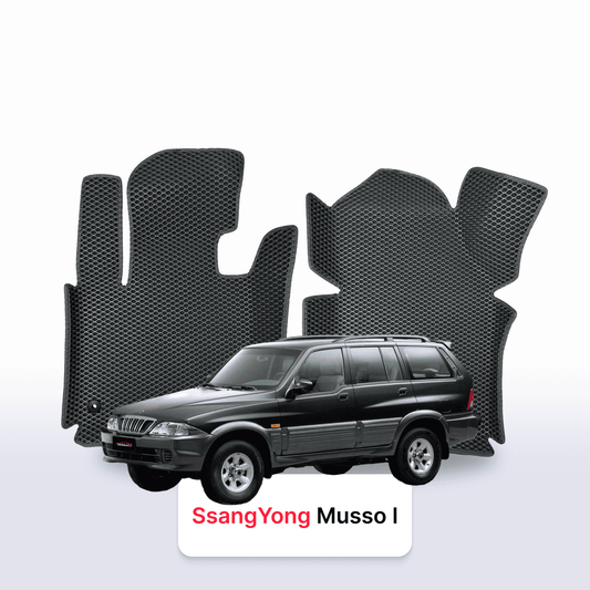 Fußmatten EVAMATS für den SUV SsangYong Musso 1. Generation 1993-2006