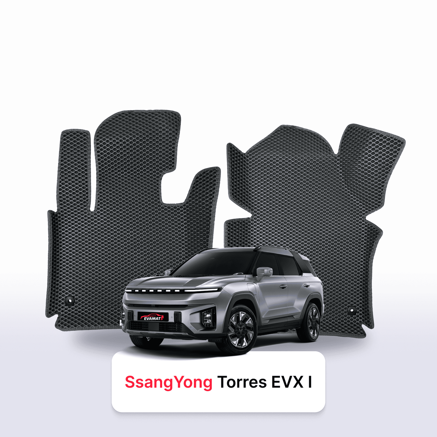 Fußmatten EVAMATS für SsangYong Torres EVX 1 gen 2023-2028 jahr SUV