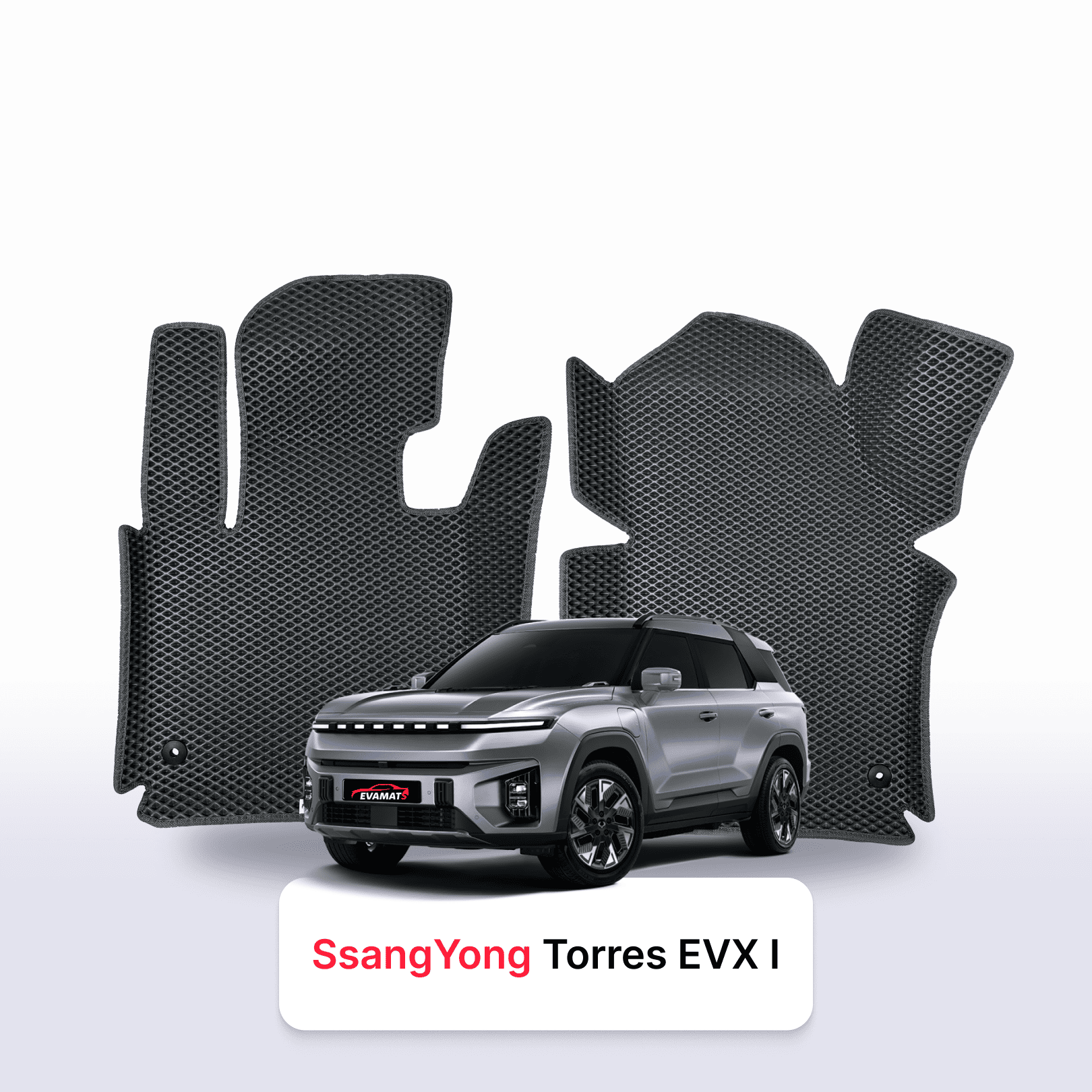 Fußmatten EVAMATS für SsangYong Torres EVX 1 gen 2023-2028 jahr SUV
