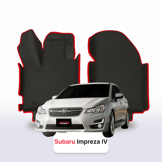 Fußmatten EVAMATS für Subaru Impreza (GP) 4. Generation 2011-2016 Jahr FLIEßHECK 5-Türer