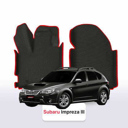 Fußmatten EVAMATS für Subaru Impreza (XV) 3. Generation 2007–2011, Fließheck, 5-türig
