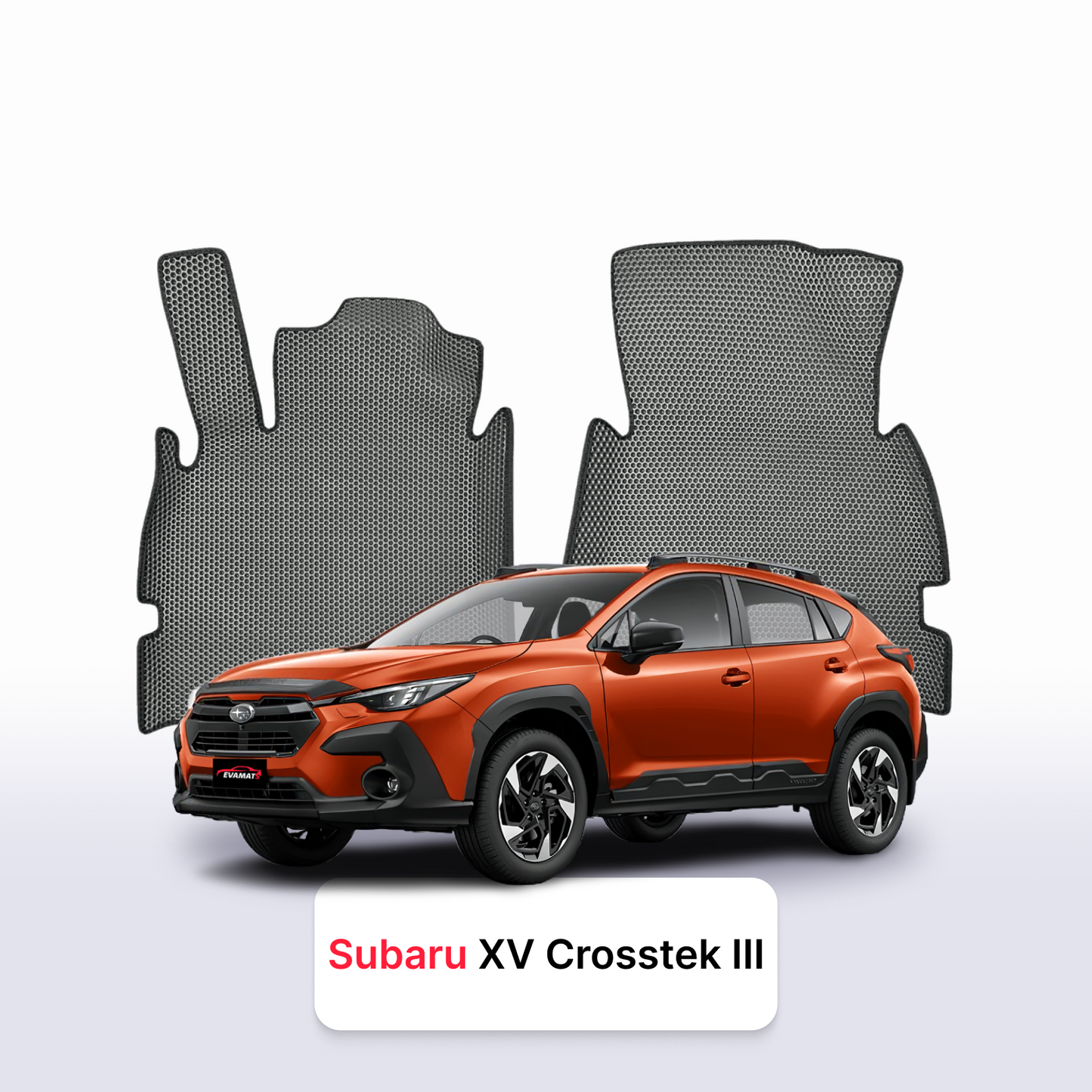 Fußmatten EVAMATS für Subaru XV Crosstek 3 gen 2022-2027 jahr SUV