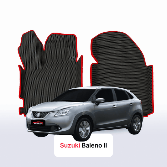 Fußmatten EVAMATS für Suzuki Baleno 2 Gen 2015-2022 Jahr FLIEßHECK 5-Türer