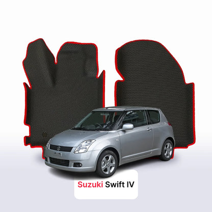 Fußmatten EVAMATS für Suzuki Swift 3 Gen 2004-2011 Jahr FLIEßHECK 3-Türer