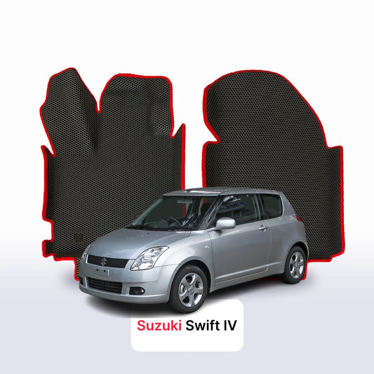 Fußmatten EVAMATS für Suzuki Swift 3 Gen 2004-2011 Jahr FLIEßHECK 3-Türer