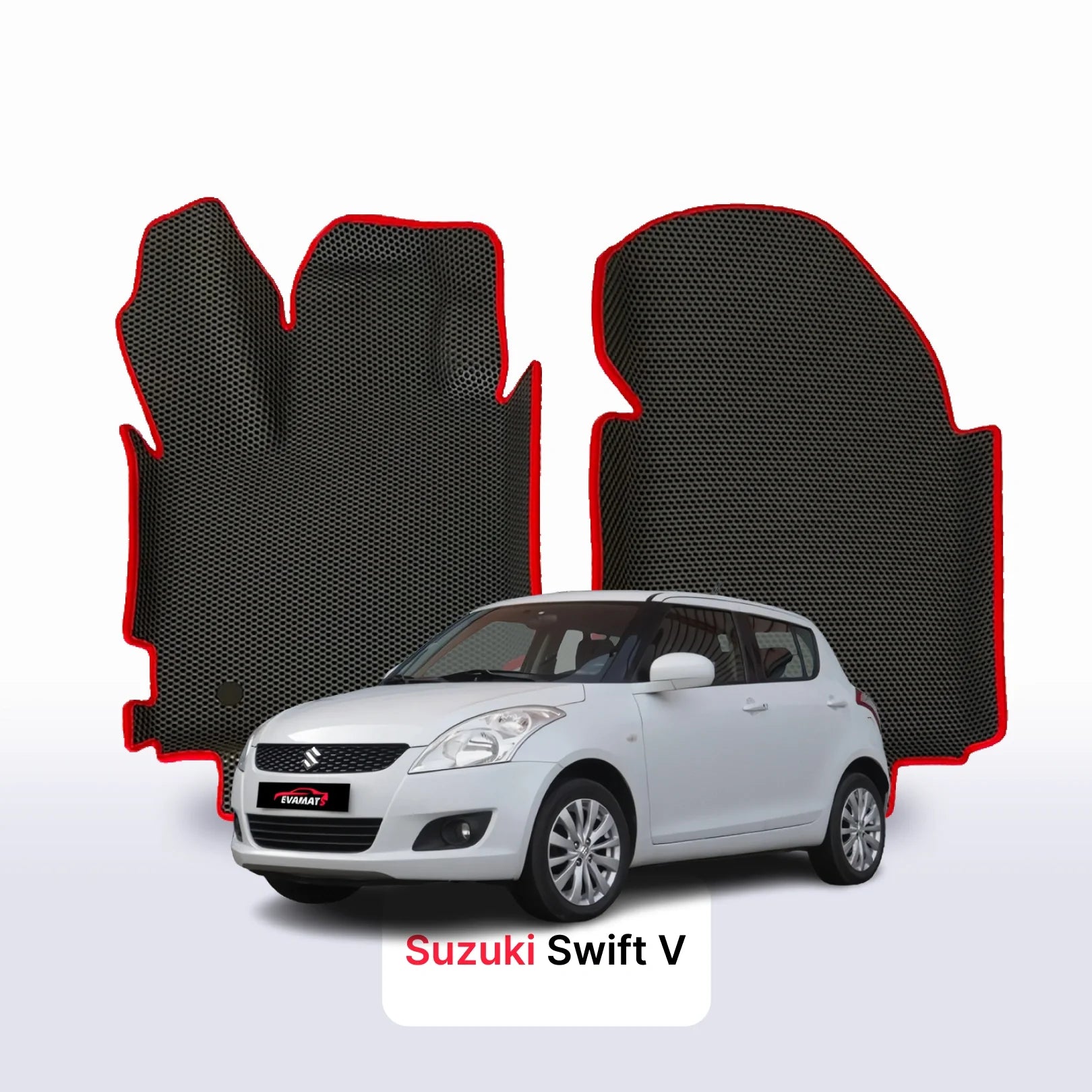 Fußmatten EVAMATS für Suzuki Swift 5 gen 2011-2017 jahr SCHÄGHECK 5 türer